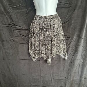 Abercrombie and Fitch N.Y. Handkerchief style pull on skirt, size S